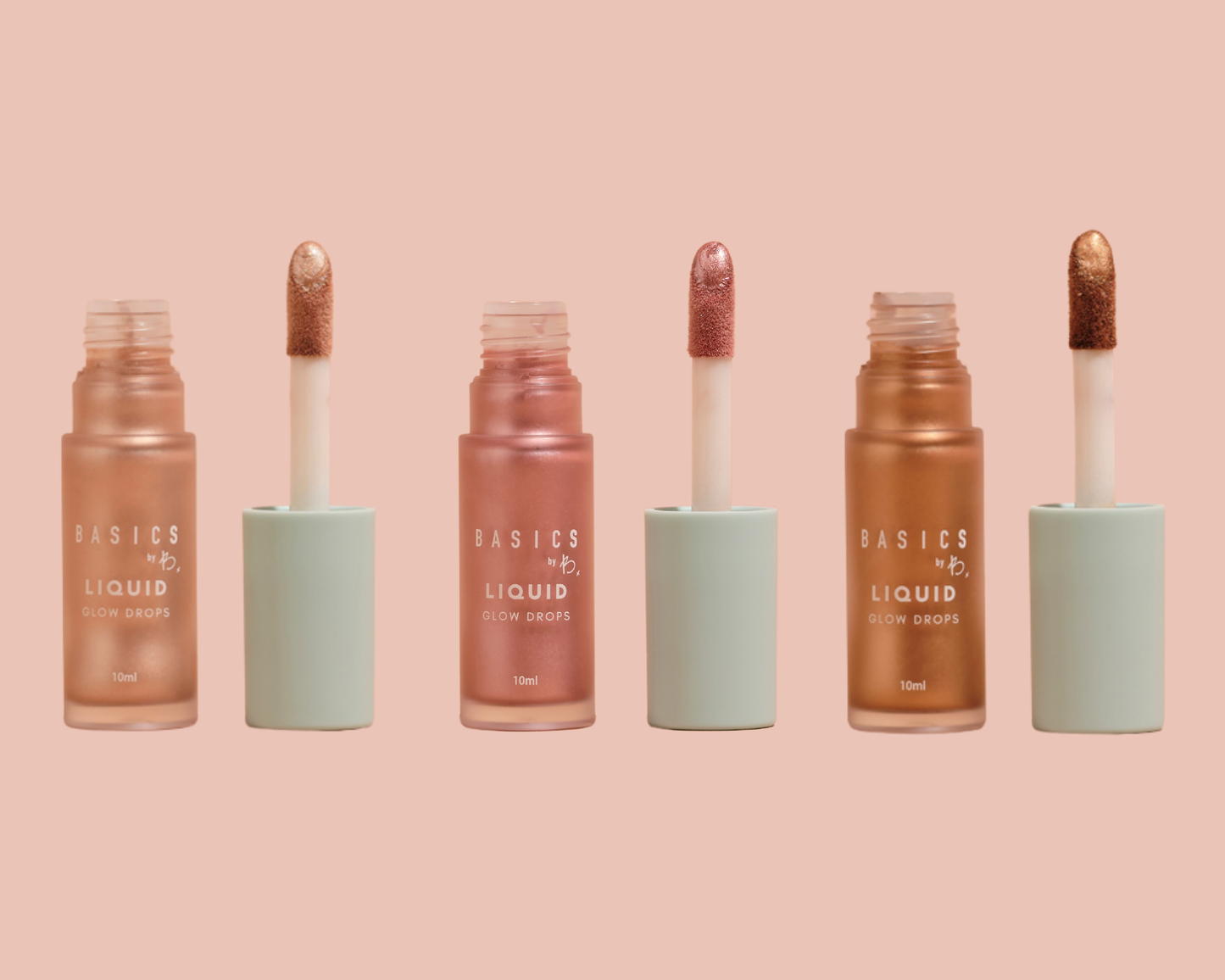Basics By B - Liquid Glow Drops: Marbella (pink)