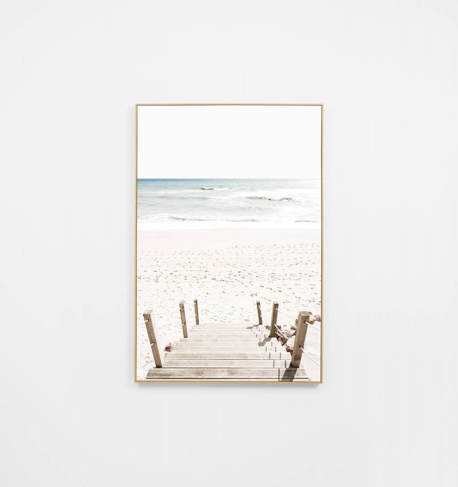 Beach Steps Canvas