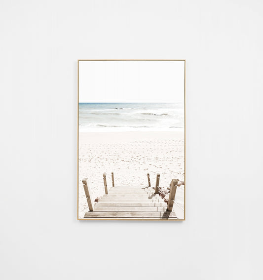 Beach Steps Canvas