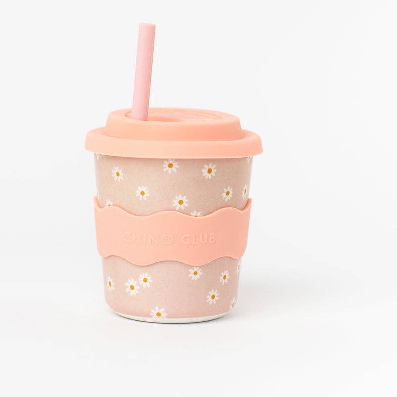 Chino Club - Pink Daisy Babychino Cup 4oz