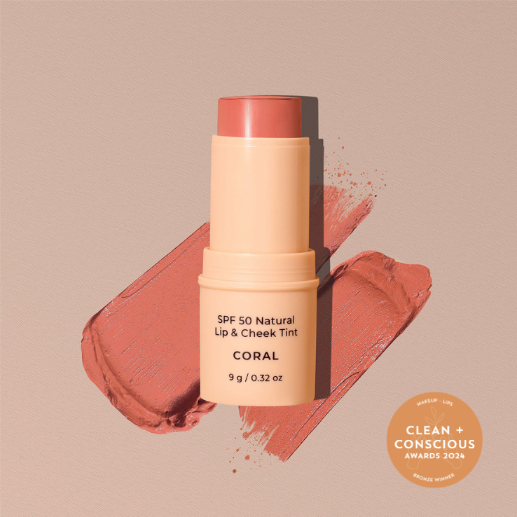 Avocado Zinc - SPF 50 Natural Lip & Cheek Tint: Red Earth