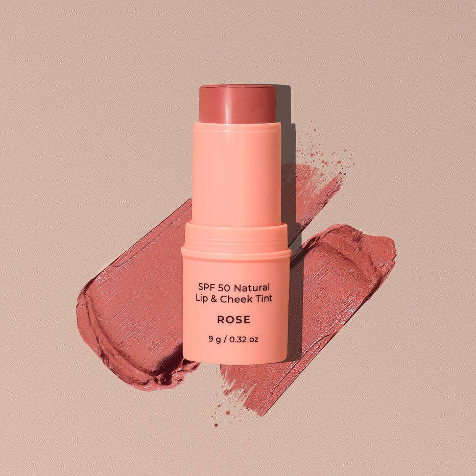 Avocado Zinc - SPF 50 Natural Lip & Cheek Tint: Coral
