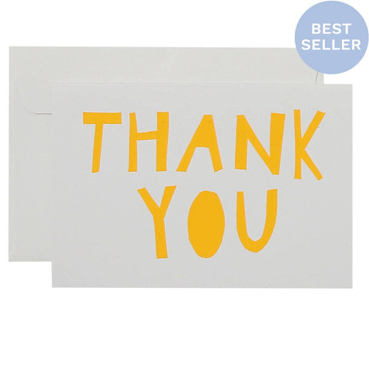 Me & Amber - Hand Screenprinted Thank You Card