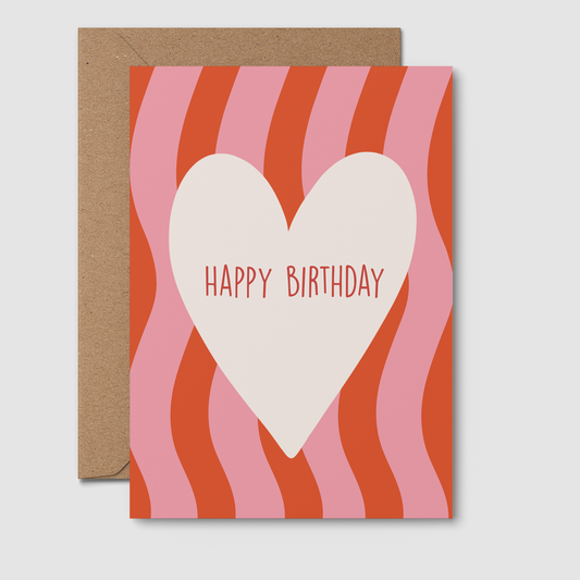 From Rosalie - Birthday Heart Greeting Card