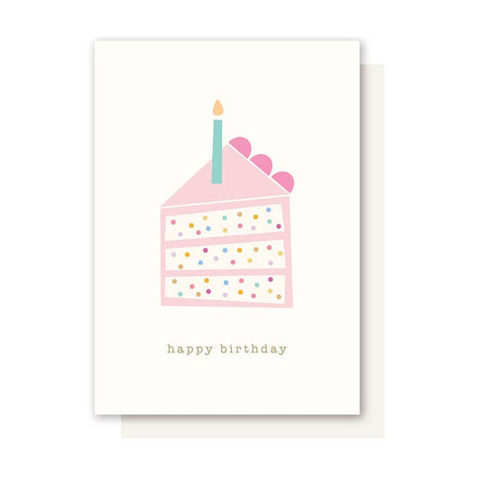 Elly Oak - SLICE OF CAKE BIRTHDAY CARD