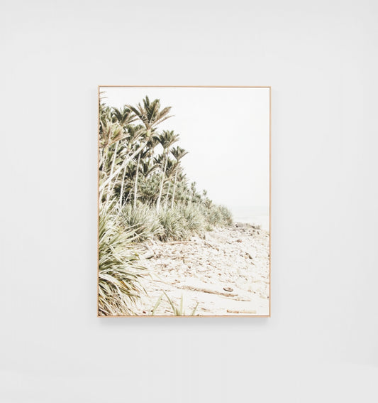 Jungle Shoreline Framed Canvas