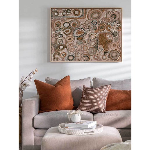 Amanda Hinkelmann Dharrang Canvas Aboriginal Art Print