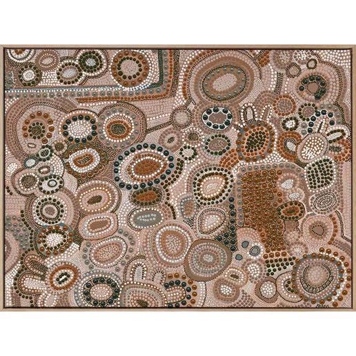 Amanda Hinkelmann Dharrang Canvas Aboriginal Art Print