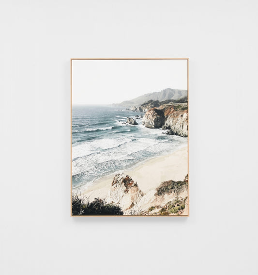 Surf Vista Framed Canvas